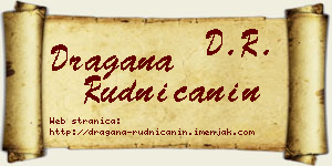 Dragana Rudničanin vizit kartica